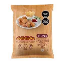 Nuggets Pollo apanado 360g x 18 Un